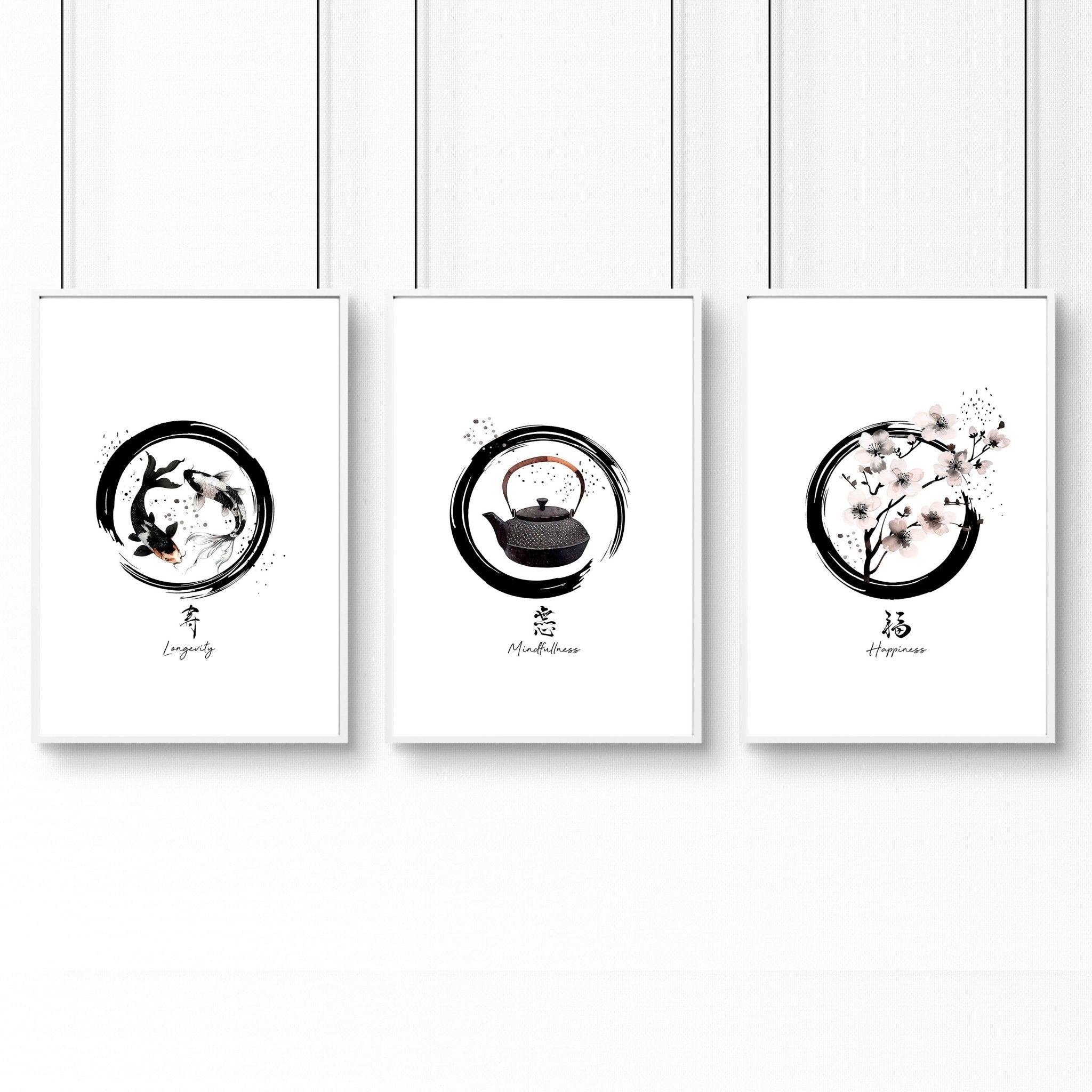 Pictures for Living Room Wall | Set of 3 Prints