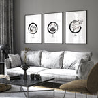 Pictures for Living Room Wall | Set of 3 Prints