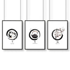 Pictures for Living Room Wall | Set of 3 Prints