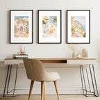Large Pictures For Wall | Set of 3 Beach Decor Wall art Prints