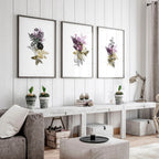 Large wall prints | set of 3 wall art for living room