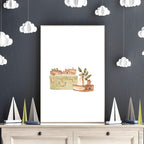 Animal wall art for Nursery | set of 3 wall art prints