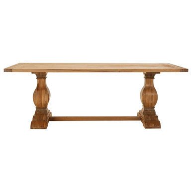 Lyon Oak Wood Dining Table - Nest UK