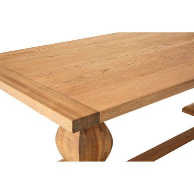 Lyon Oak Wood Dining Table - Nest UK