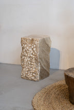Natural Cut Onyx Side Table \ Stool
