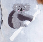 OLIVIA ROCCO Matching Mother Daughter Koala Bear Hooded Pyjama Set Plush Fleece Flannel Loungewear For Women And Girls Cozy Family Nightwear
