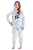 OLIVIA ROCCO Matching Mother Daughter Koala Bear Hooded Pyjama Set Plush Fleece Flannel Loungewear For Women And Girls Cozy Family Nightwear