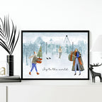 Christmas trees for the wall | wall art print