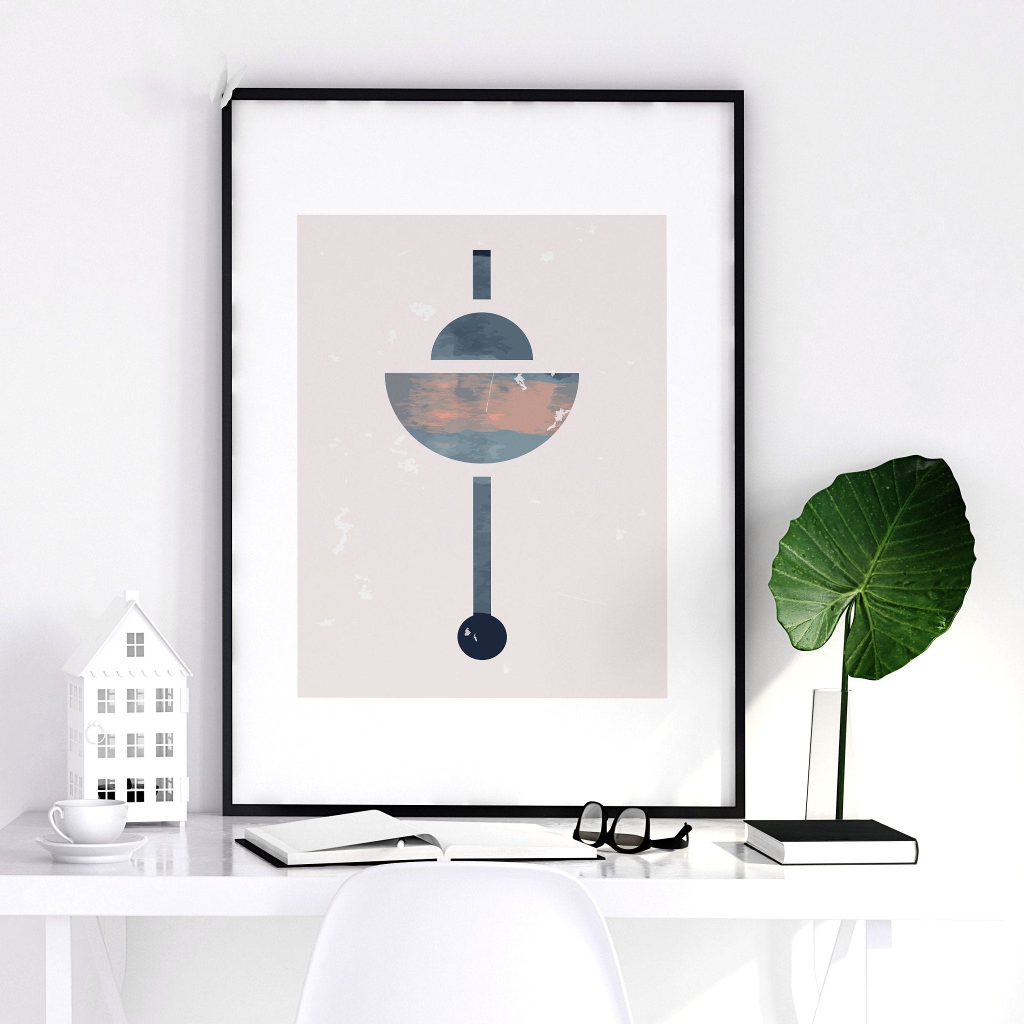 Abstract art for wall | set of 3 framed wall art