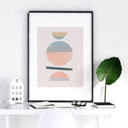 Abstract art for wall | set of 3 framed wall art