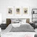 Mid century wall art | set of 3 Bedroom wall art