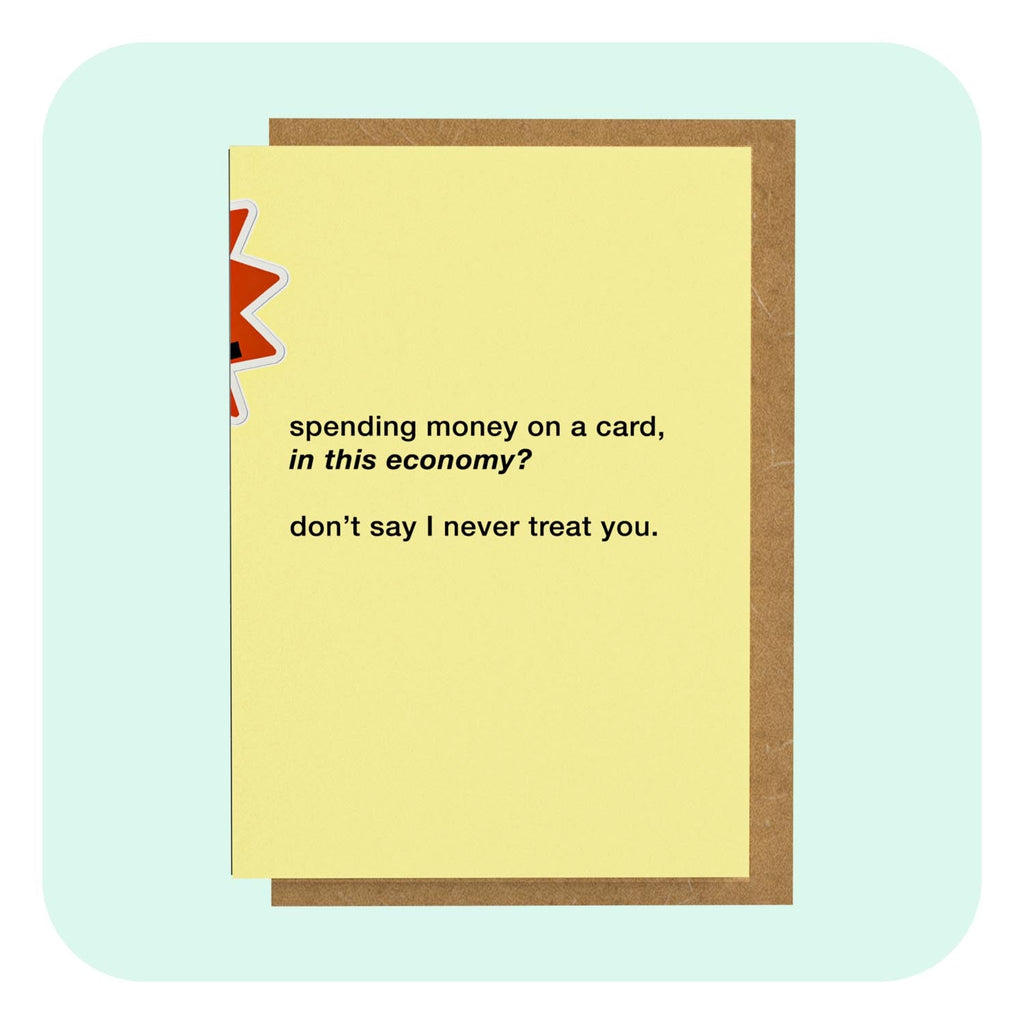 Mini Greeting Card - In This Economy? - Nest UK