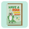 Mini Greeting Card - Roarsome Birthday! - Nest UK