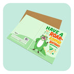 Mini Greeting Card - Roarsome Birthday! - Nest UK