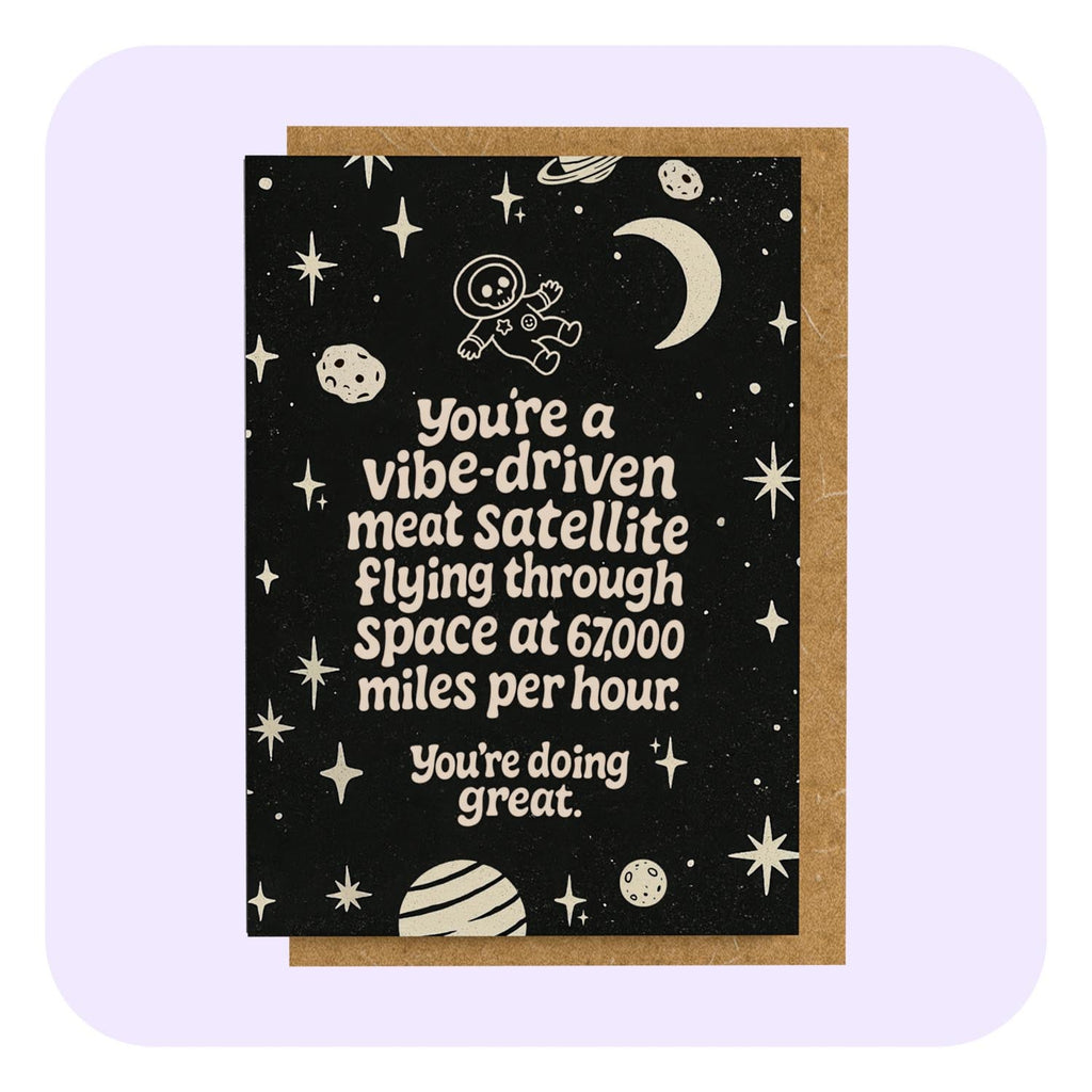 Mini Greeting Card - Vibe Satellite - Nest UK