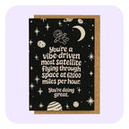 Mini Greeting Card - Vibe Satellite - Nest UK