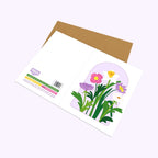 Mini Greeting Card - Wild Flowers - Nest UK