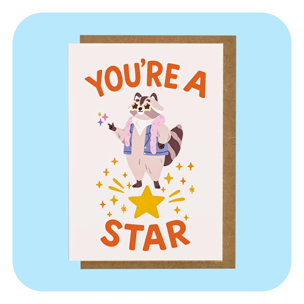 Mini Greeting Card - You're A Star - Nest UK