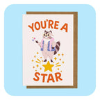 Mini Greeting Card - You're A Star - Nest UK