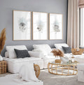 Modern beach house decor | Set of 3 wall art prints