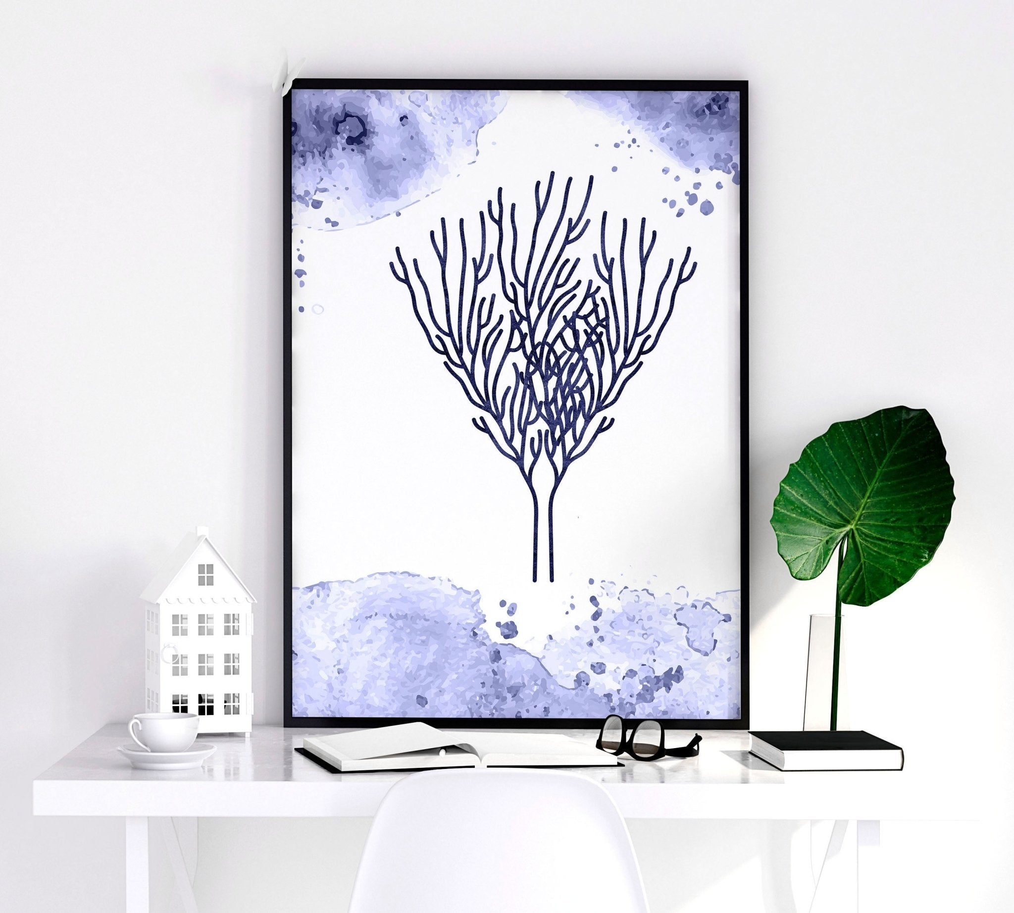 Pictures for living room walls | Set of 3 wall art prints
