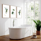 pictures for bathrooms wall - set of 3 wall art