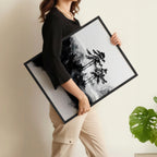 Modern Wall Art For Living Room | Set of 3 Asian Inspired Wall art Prints