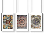 Islamic wall art frames | Set of 3 wall art prints