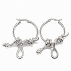 Serpent's Lair Snake Earrings