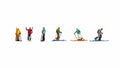 Skiers (6) Terrarium Figures 15823
