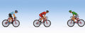 Racing Cyclists Terrarium Figures 15897