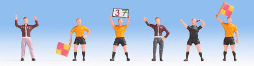 Football Match Officials (4) & Coaches (2) 15989