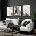 Large living room wall art | set of 3 wall art prints