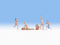 Sunbathing Terrarium Figures 15842