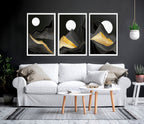 Scandinavian interior decor | set of 3 wall art prints for Living room