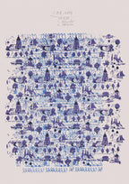 No.057 - Nordic Blues - Vintage Archive Poster Prints
