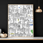 NY city posters | Set of 2 wall art prints for office decor