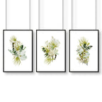 Office desk decor ideas | set of 3 wall art prints