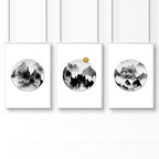 Office desk decor | set of 3 wall art prints