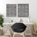 Office Wall Prints | Set of 2 wall art prints