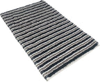 OLIVIA ROCCO Amalfi 2 Piece Bath Mat Set 100% Cotton Jumbo Plush Absorbent Pedestal Bath