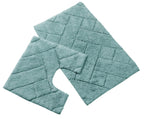 OLIVIA ROCCO Bali Bath Mat And Pedestal Set Luxurious Super Absorbent Easy Care Non Slip