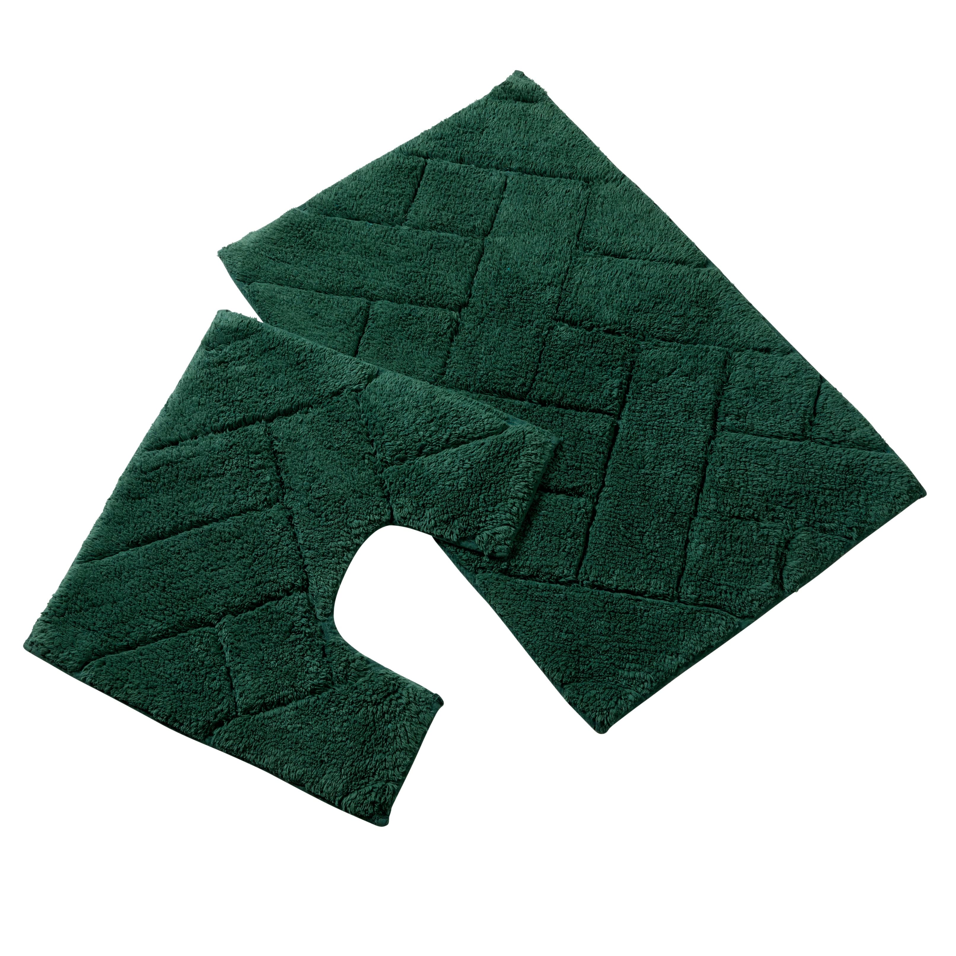 OLIVIA ROCCO Bali Bath Mat And Pedestal Set Luxurious Super Absorbent Easy Care Non Slip