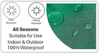 OLIVIA ROCCO Banza Waterproof Cushion Covers 43 x 43 cm Reversible Breathable Decorative