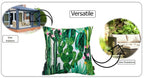 OLIVIA ROCCO Cactus Outdoor Waterproof Cushion Covers 43 x 43 cm Garden Patio for Sofa and Bedroom Styling