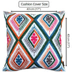 OLIVIA ROCCO Vibrant Meze Outdoor Waterproof Cushion Covers 43 x 43 cm Garden Patio
