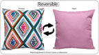 OLIVIA ROCCO Vibrant Meze Outdoor Waterproof Cushion Covers 43 x 43 cm Garden Patio