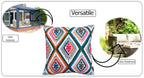 OLIVIA ROCCO Vibrant Meze Outdoor Waterproof Cushion Covers 43 x 43 cm Garden Patio