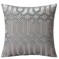OLIVIA ROCCO Luxe Geo Velvet Cushion Covers 2 Pack Champagne Geometric Decorative