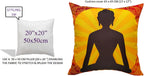 OLIVIA ROCCO Buddha Waterproof Cushion Covers 43x43 cm Reversible Breathable Decorative